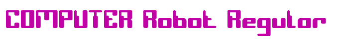 COMPUTER Robot Regular